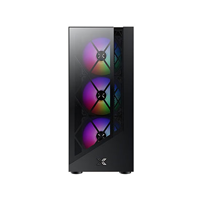 Xigmatek Duke | 4 Fan RGB Mid Tower Case | Black