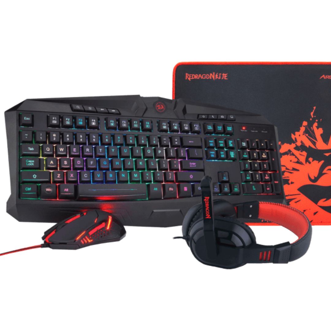 Redragon S101-BA 4-IN-1 Full Gaming Combo | Black