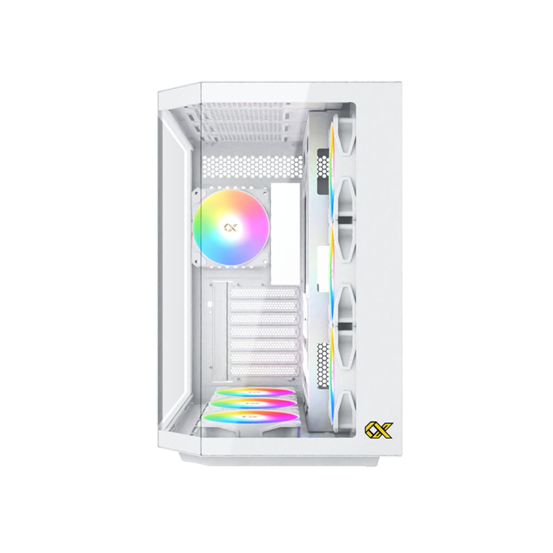 Xigmatek CUBI II Arctic Glass | Mid Tower Case | White