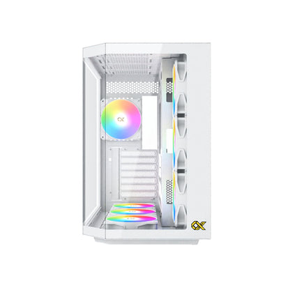 Xigmatek CUBI II Arctic Glass | Mid Tower Case | White