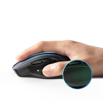 UGREEN MU006 Ergonomic Optical Wireless Mouse | Black