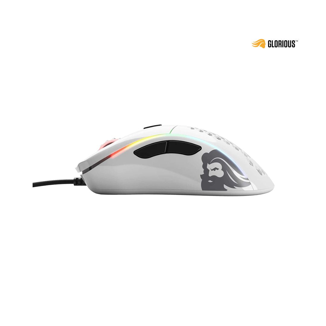 Glorious Gaming Model D Wired Gaming Mouse | Glossy White