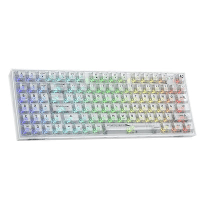 Redragon IRELIA K658CT PRO RGB 90% | USB-C wired | BT | 2.4 GHz wireless Translucent Crystal Switch