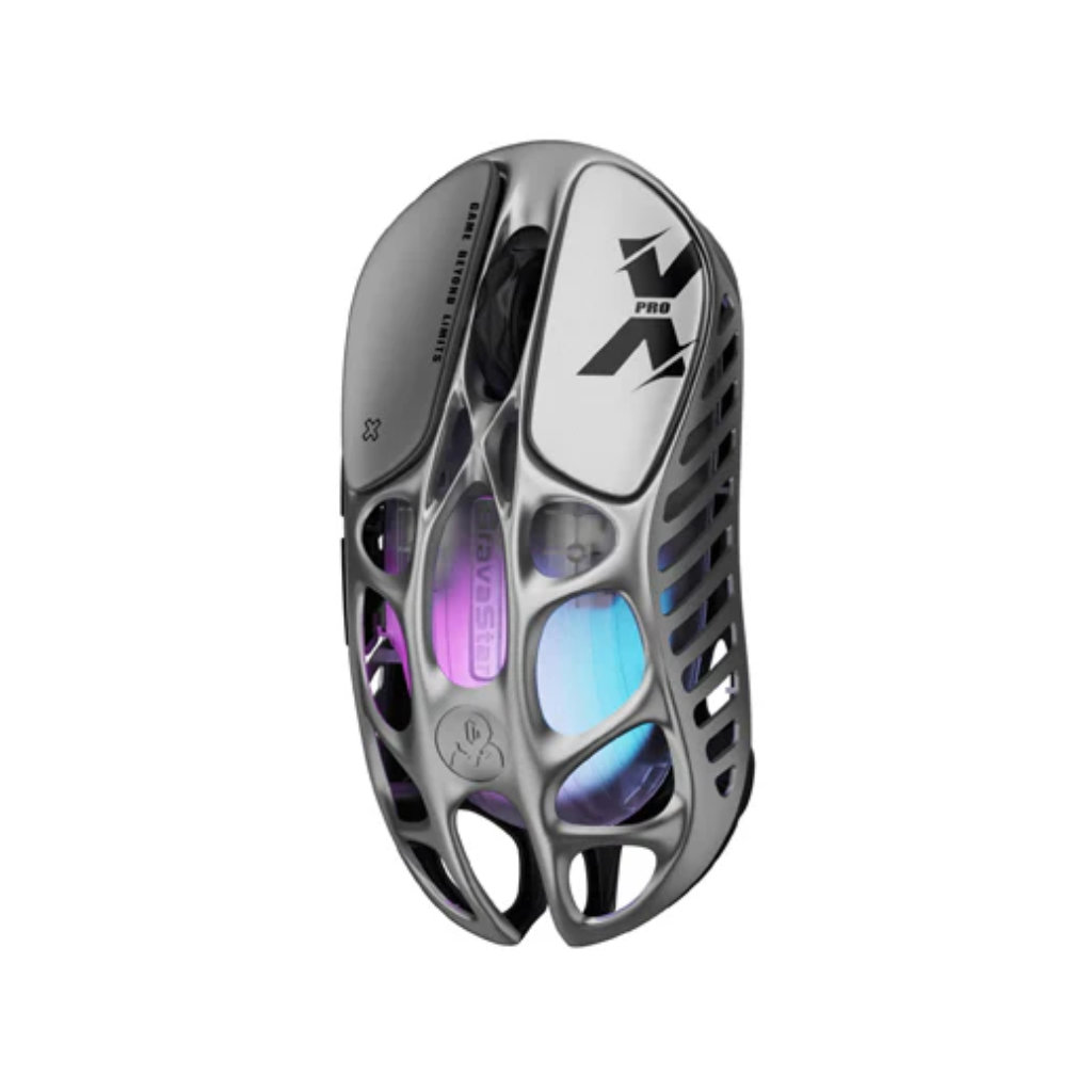 GravaStar Mercury X Pro Wireless Gaming Mouse | Interstellar Silver
