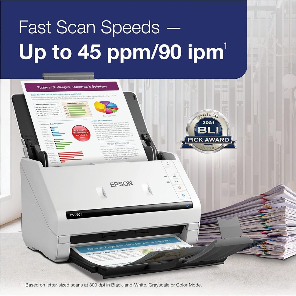 Epson DS-770 II | Color Duplex Document Scanner
