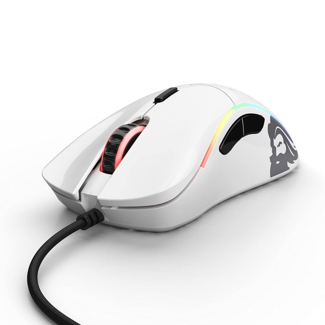 Glorious Gaming Model D Minus Wired Gaming Mouse | Glossy White