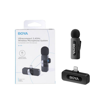 BOYA BY-V10 Wireless Neck Microphone with Lightning Connection