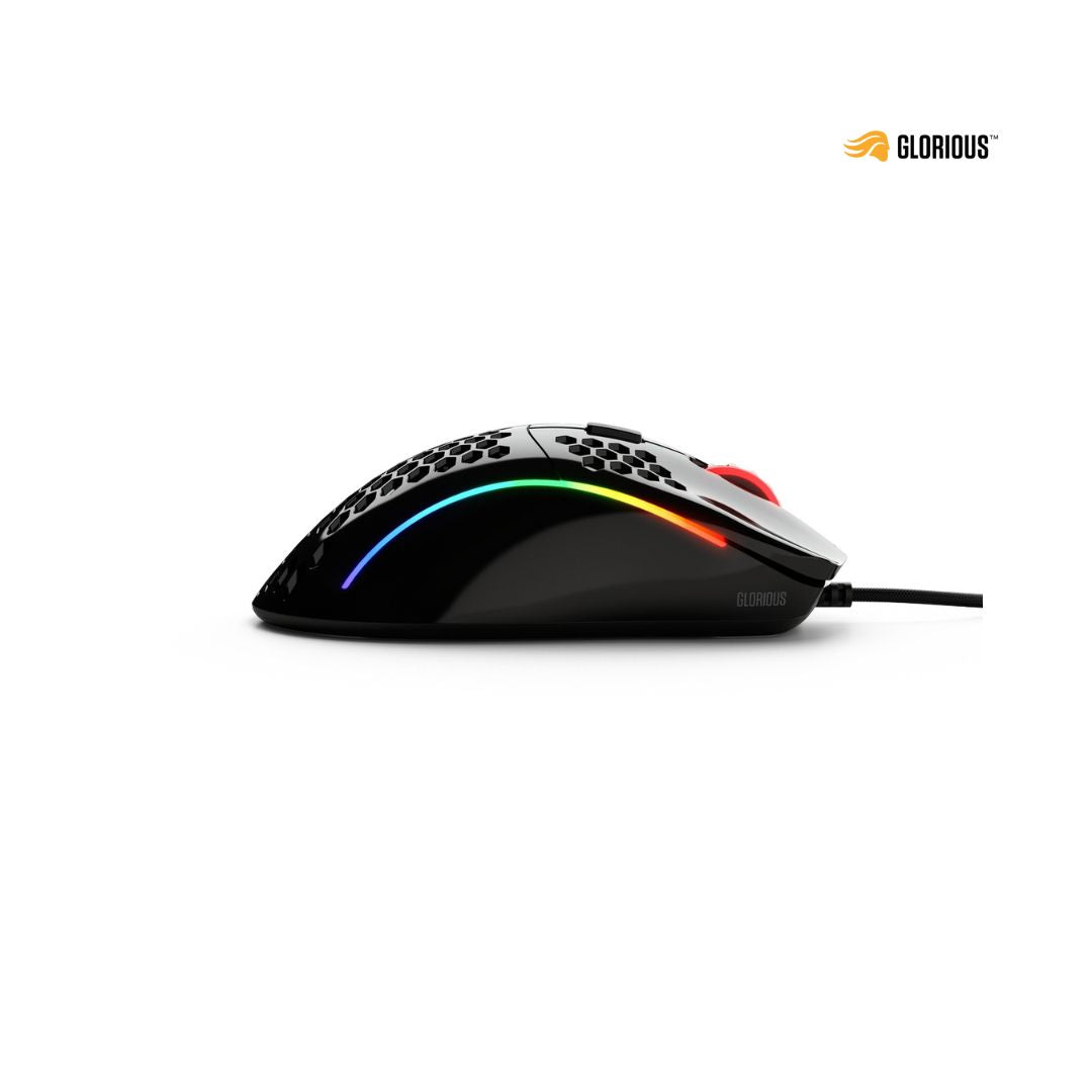 Glorious Gaming Model D Minus Wired Gaming Mouse | Glossy Black