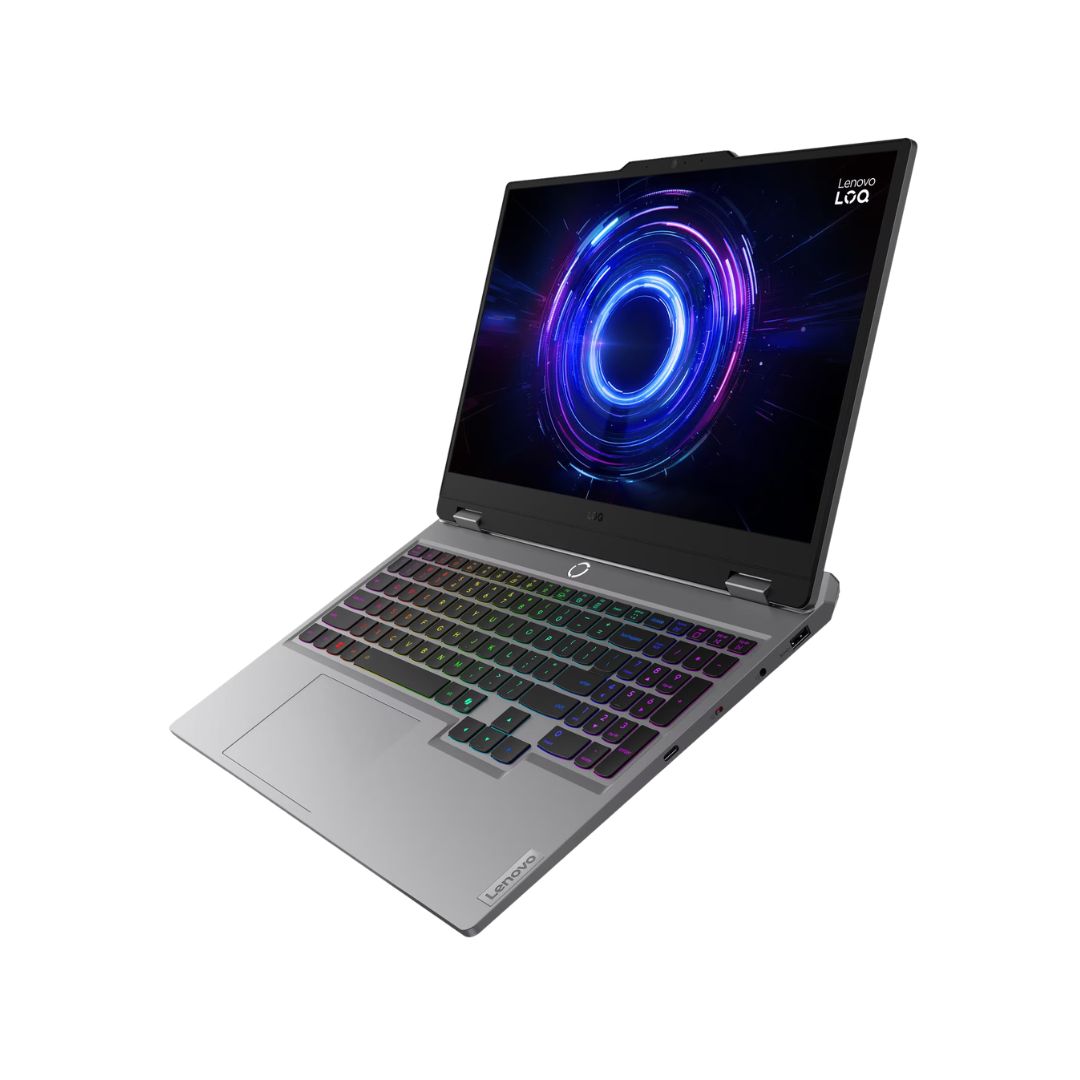 Lenovo LOQ 15IRX10 | (YHAX) Intel Core i7-14700HX | RAM 16GB | SSD 512GB | RTX 5060 8GB | 15.6 Inch 144Hz IPS | Luna Gray
