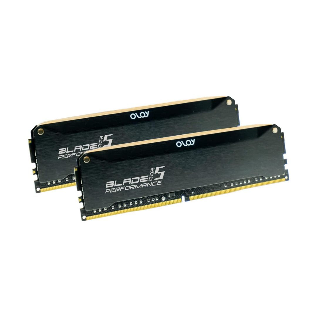 OLOy DDR5 RAM 32GB (2x16GB) Black Hairline Blade RGB 5600MHz CL40