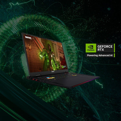 MSI Raider 18 HX AI A2XWIG-060AE 18” UHD+ MiniLED 120Hz Laptop- Core Ultra 9 275HX - 64GB DDR5 RAM - 2TB SSD - RTX 5080 16GB - Win 11