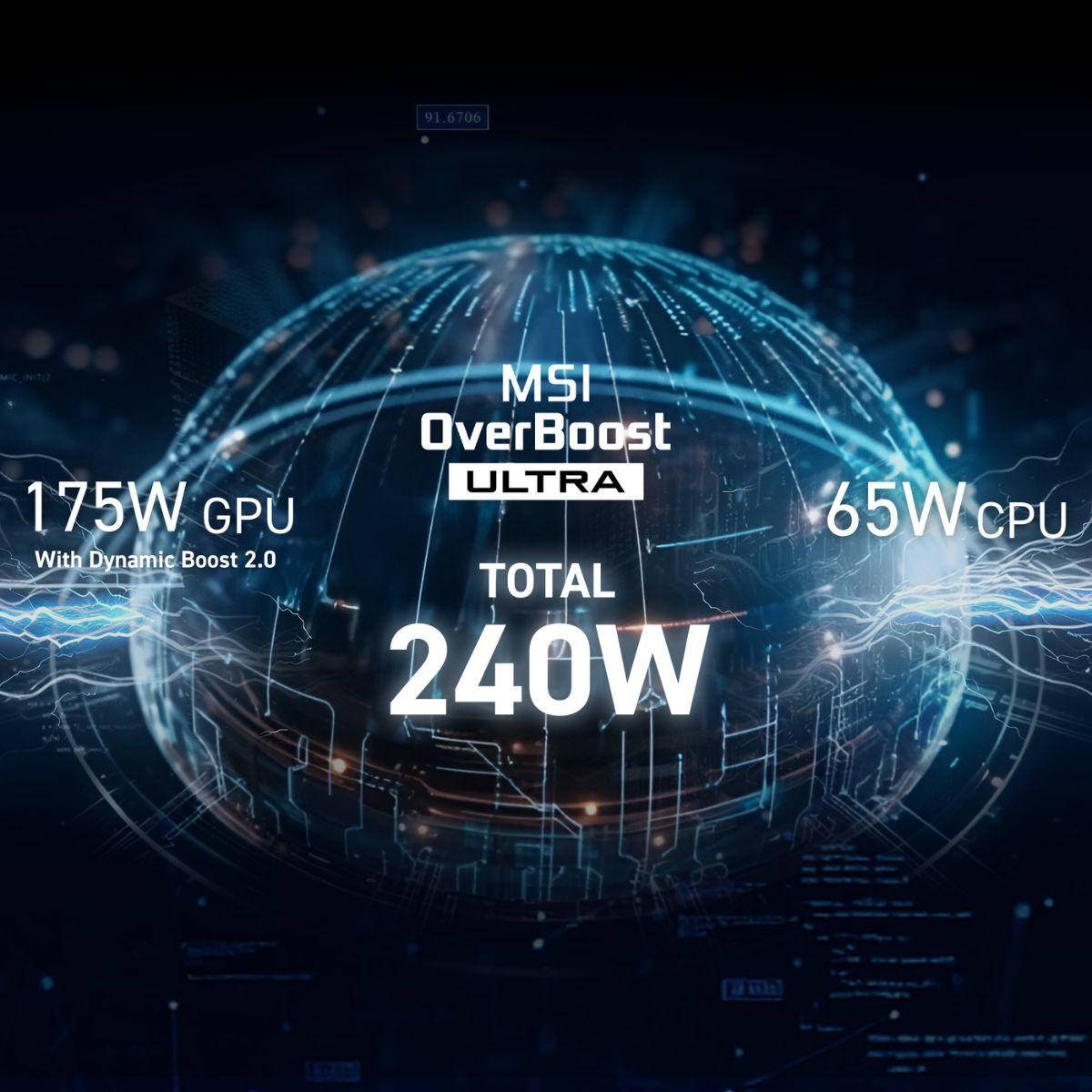 MSI Vector 16 HX AI A2XWHG-679AE | 16" QHD+ 240Hz | Intel Core Ultra 7 255HX | 32GB DDR5 RAM | 1TB SSD | NVIDIA RTX 5070 Ti 12GB | Windows 11 Pro