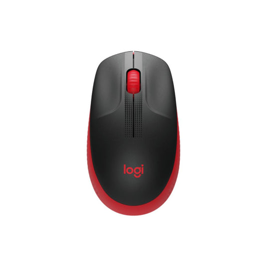 Logitech M190 Full-Size Wireless Mouse | Red