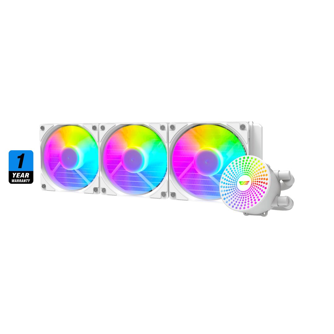 DarkFlash DC360 Liquid CPU Cooler | White