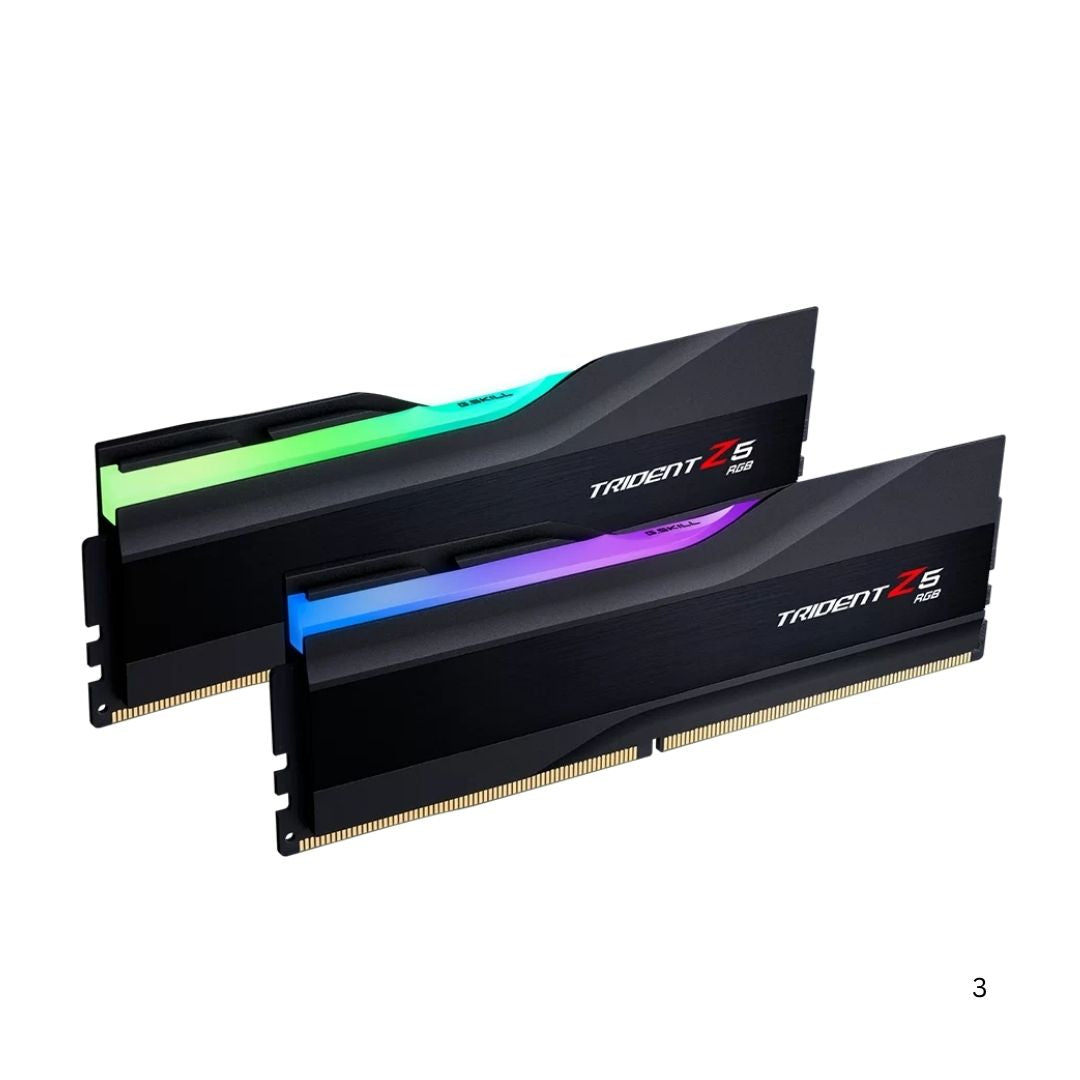G.SKILL Trident Z5 RGB DDR5 64GB (2x32GB) 6000MHz CL36 | XMP & EXPO | Black