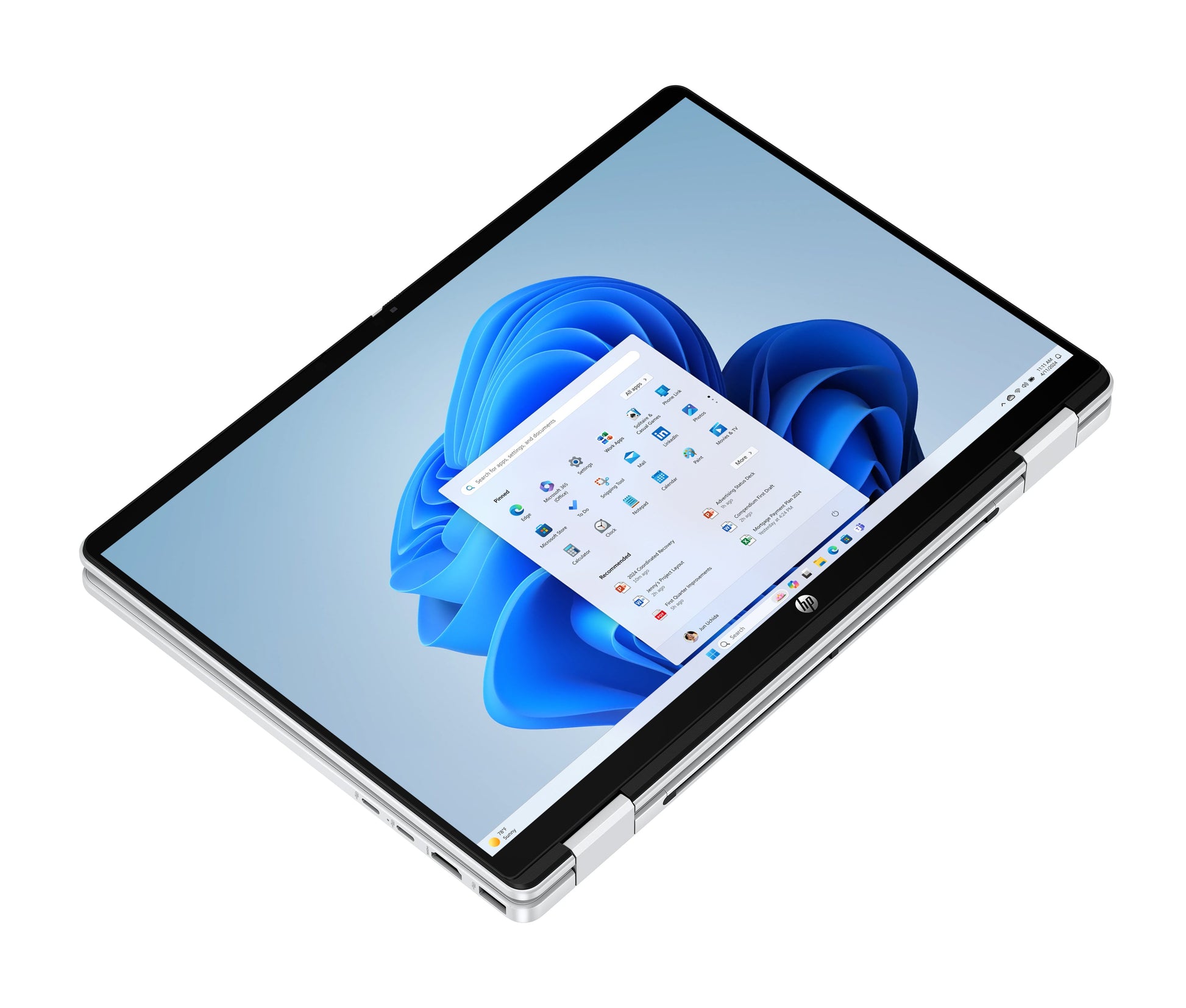 HP OmniBook 5 Flip 14-fp0013dx Laptop - 14" 2K IPS Touchscreen - Intel Core 5 120U - 8GB RAM -  512GB SSD  - Shared - WIN 11 PRO K