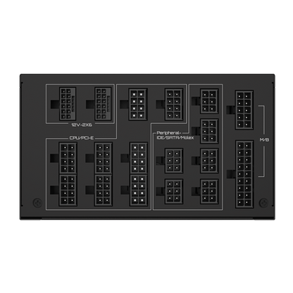 GIGABYTE GP-UD1600PM PG5 AI TOP PSU | 1600W | ATX 3.1 | PCIe Gen5 Ready | 80+ Platinum | Fully Modular