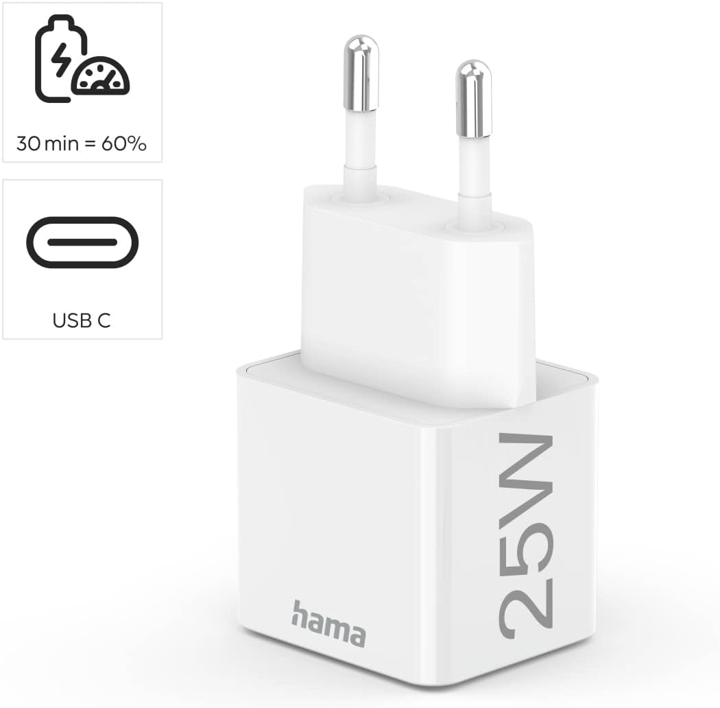 Hama Power Delivery (Pd) / Qualcomm 25W Mobile Phone Charger