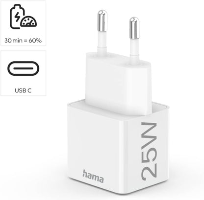 Hama Power Delivery (Pd) / Qualcomm 25W Mobile Phone Charger