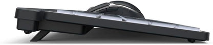 Hama WKM‑750 Multi‑Device Wireless Keyboard & Mouse Set | LED Backlit | 6‑Button Optical Mouse | Multi‑Device Bluetooth & 2.4 GHz RF Connectivity | Rechargeable | Ergonomic Design