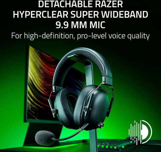 Razer BlackShark V3 Wireless Gaming Headset | TriForce 50mm Drivers | THX Spatial Audio | HyperClear Mic | 70H Battery | Lightweight Esports Design | Multi-Platform Compatible (PC/PS5/Xbox/Mobile)