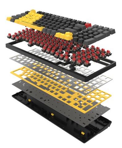Bloody S98 RGB Mechanical Switch Gaming Keyboard BLMS Red Switch Sports Lime ( En / Ar )