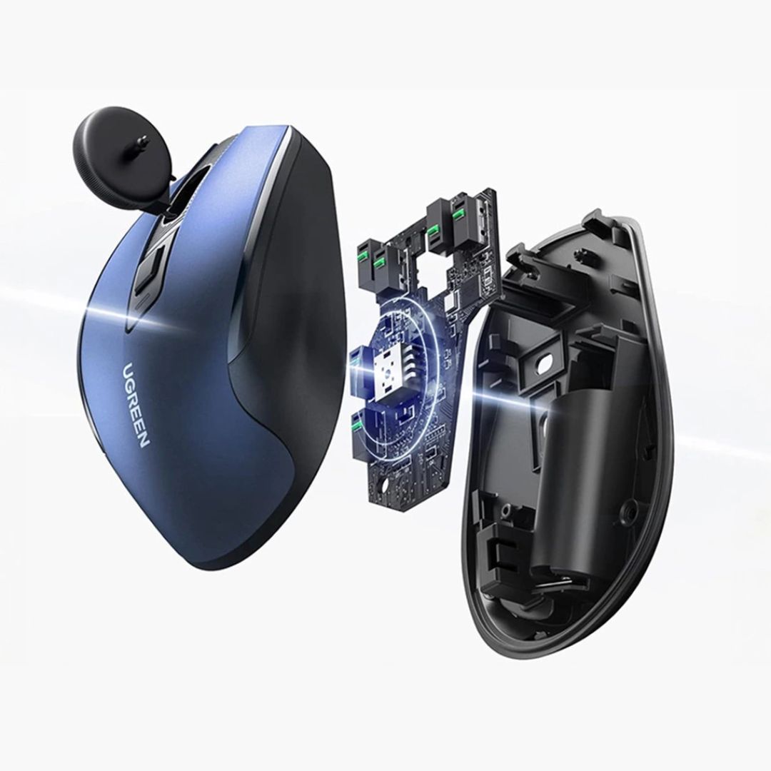 UGREEN MU006 USB Optical Wireless Mouse | Blue