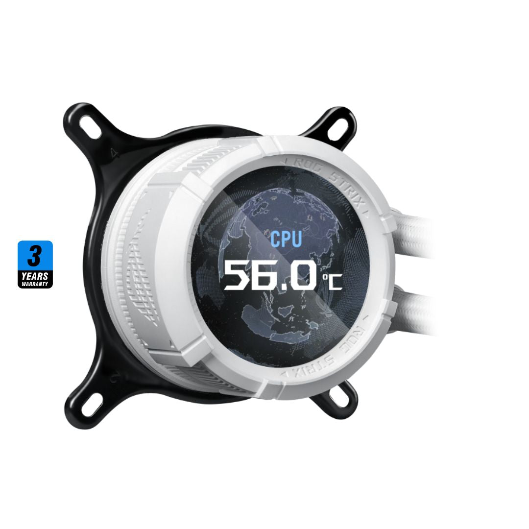 ASUS ROG Strix LC III 360 ARGB White | LCD