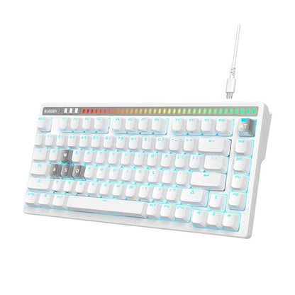 Bloody AT75 Alpha-Optical Switch 75% Gaming Keyboard | Adjustable Actuation | RGB | PBT/Magnesium Keycaps