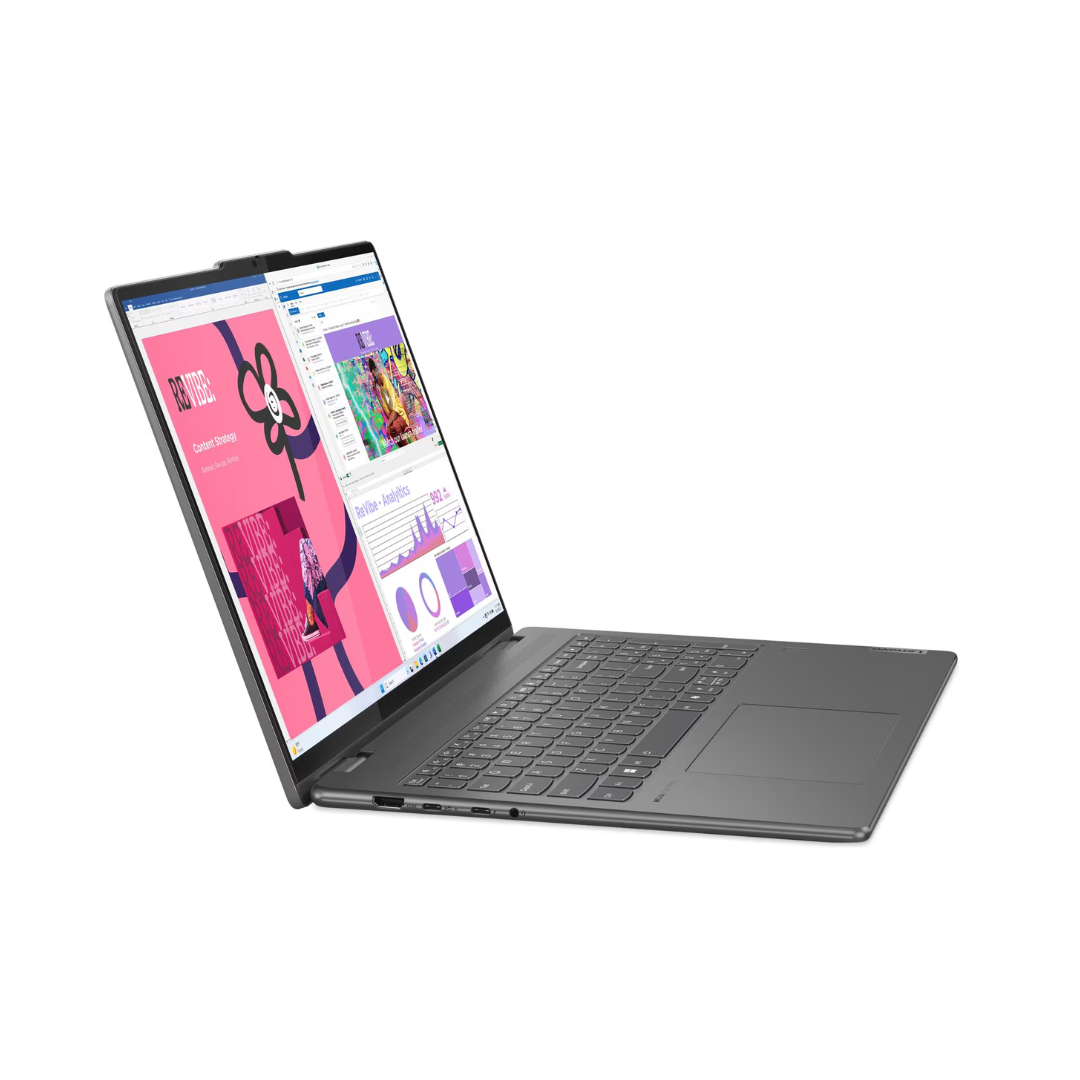 Lenovo Yoga 7 2-in-1 16IML9 | (02US) | Intel Core Ultra 7-155U | RAM 16GB | SSD 1TB | Intel Graphics | 16 Inch " WUXGA IPS 60Hz X360 Touch | Storm Grey