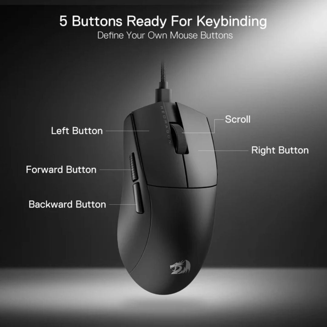 Redragon M996 K1NG Gaming Mouse | Black