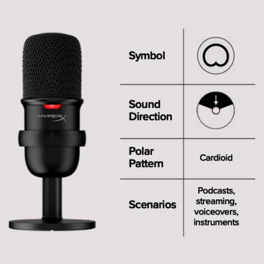HyperX Solo Cast Microphone | Black