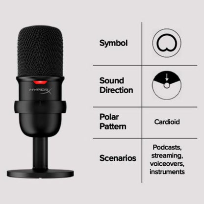 HyperX Solo Cast Microphone | Black