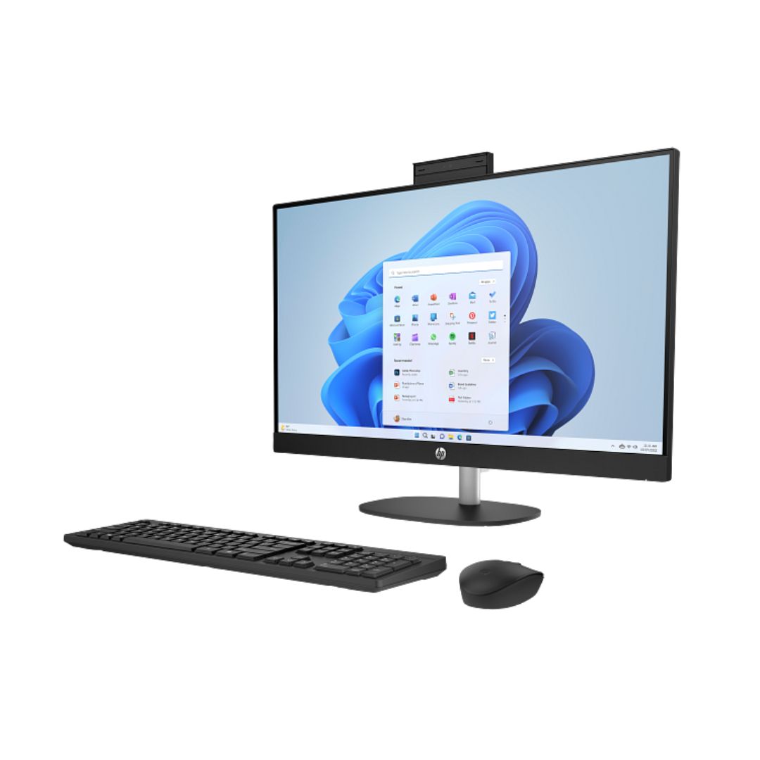 All In One HP 27-CR0156NH/CR0086NH | Intel Core i7-1355U | RAM 8GB | SSD 512GB | Intel Iris Xe Graphics | 27 FHD | Black
