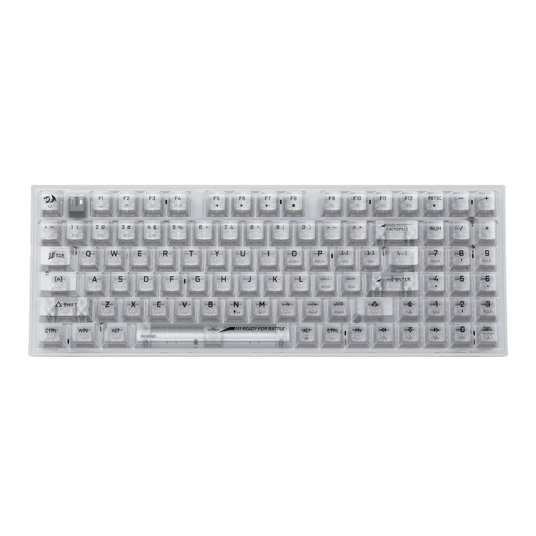 Redragon IRELIA K658CT PRO RGB 90% | USB-C wired | BT | 2.4 GHz wireless Translucent Crystal Switch
