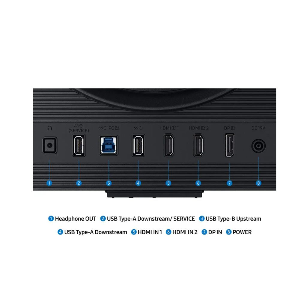 Samsung G7 27 LS27FG706EM Dual Refresh Rate (FHD 360Hz | 4K 180Hz) 1ms | IPS | Flat