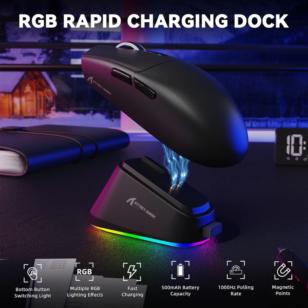 Attack Shark G3 Pro Wireless | Black