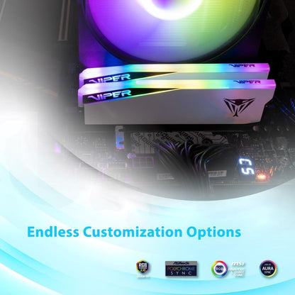 Viper Elite 5 DDR5 RAM 32GB (2x16GB) 6000MHz RGB CL36 | White
