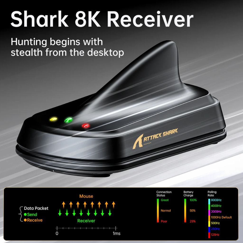 Attack Shark X11 Ultra Wireless | Black