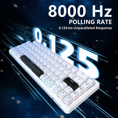 ATTACK SHARK X65 Magnetic Mechanical Keyboard | White