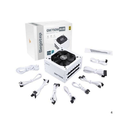 Segotep GM750W 750W Gold 80+ Full Modular | PCIe 5.0 & ATX 3.0 | White