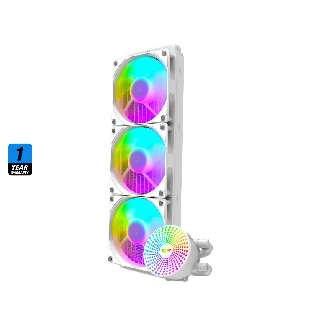 DarkFlash DC360 Liquid CPU Cooler | White