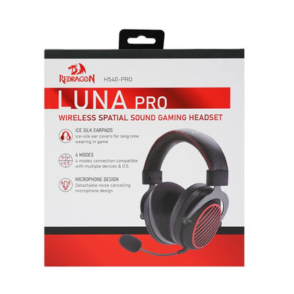 Redragon LUNA H540 Pro Wireless Headset | Black