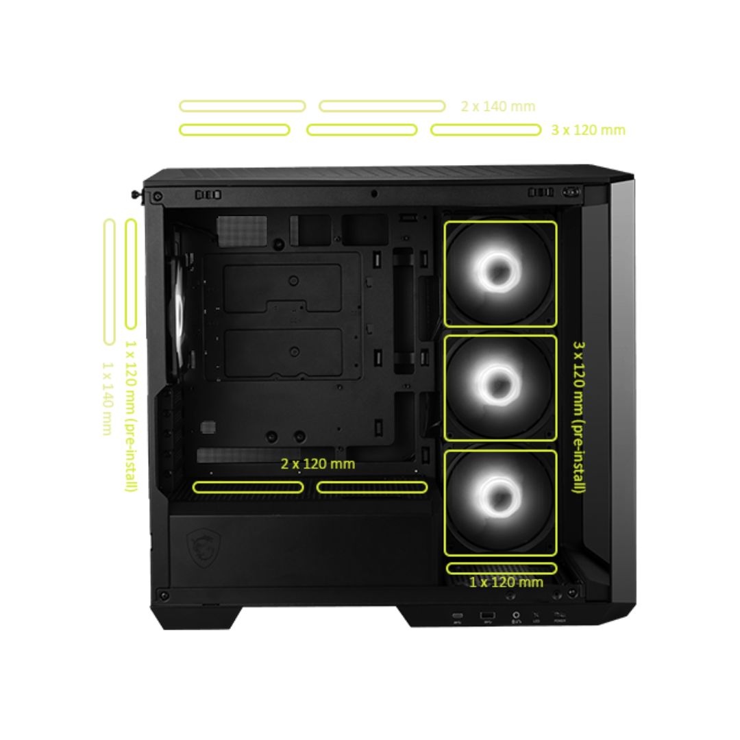 MSI MAG PANO M100R PZ | Black