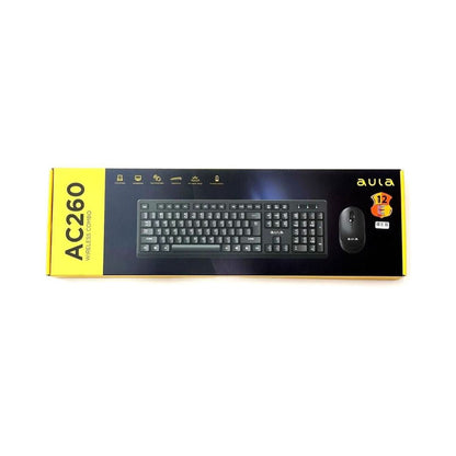 AULA AC260 Wireless Combo Keyboard & Mouse | Black