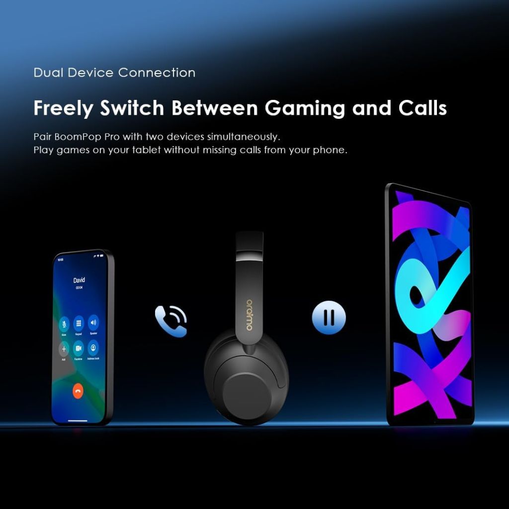 Oraimo BoomPop Pro Wireless Headset | Grey