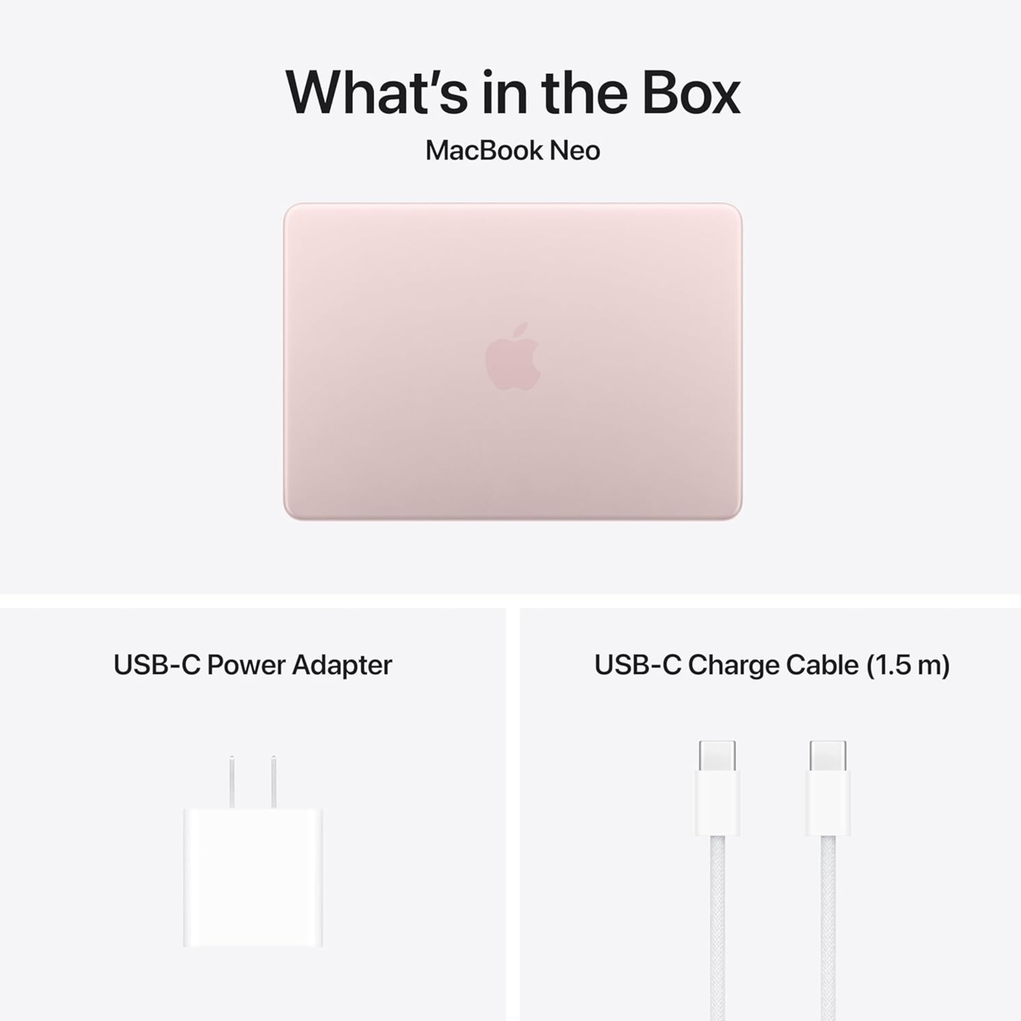 Apple MacBook Neo MHFJ4ZP/A | A3404 | Apple A18 Pro (6 Cores) | GPU (5 Cores) | RAM 8GB | SSD 512GB | 13.0 Inch (2408 x 1506) | Blush