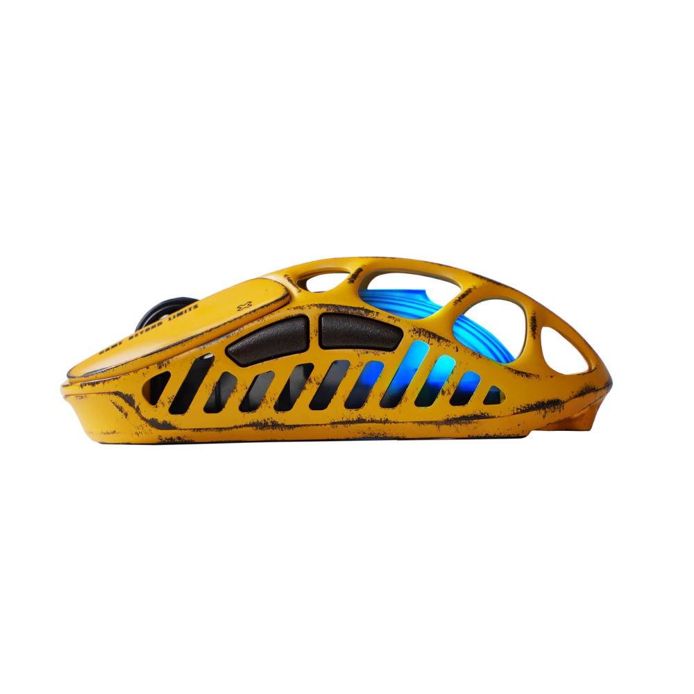 GravaStar Mercury X Pro Gaming Mouse | Battle Worn-Yellow