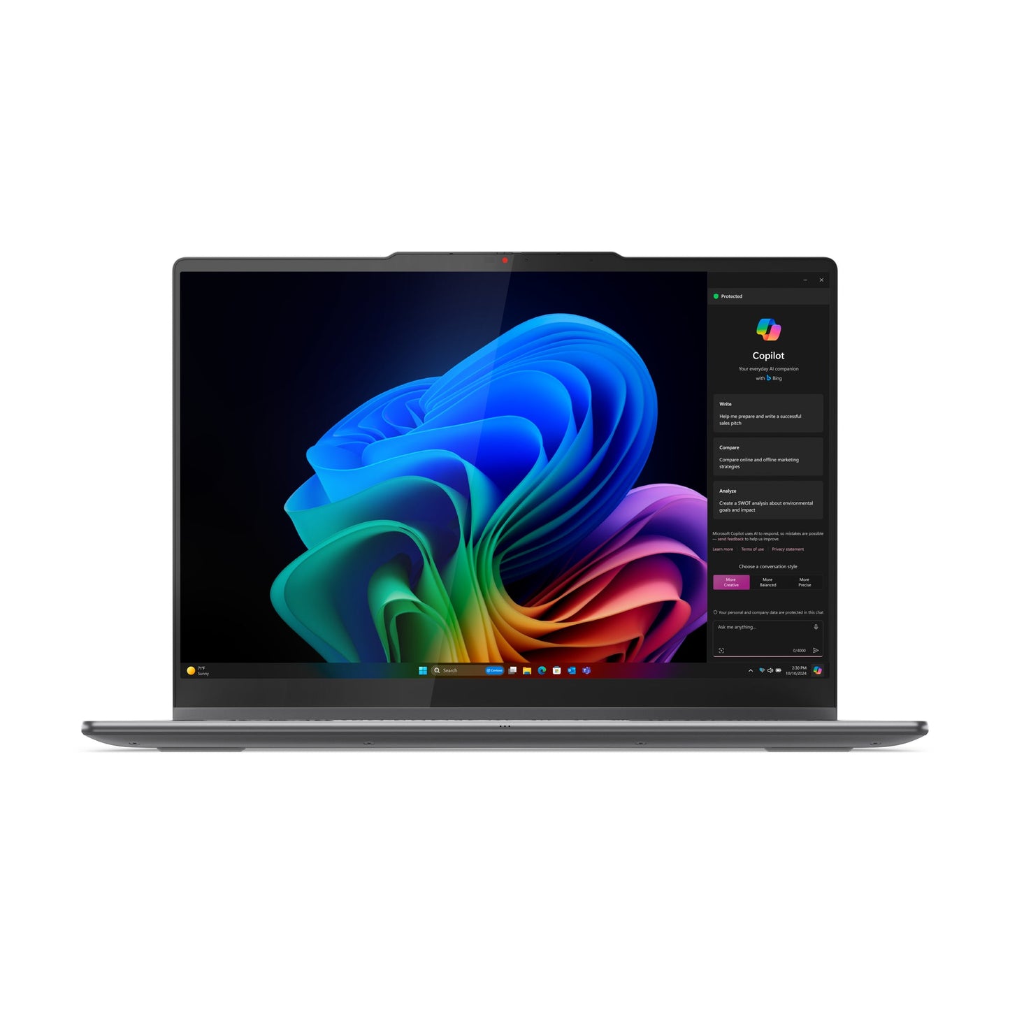 Lenovo Yoga 7 2-in-1 14ILL10 Laptop 83JQ00B3PS - 14" OLED 60Hz Touch Screen - Intel Core Ultra 7 256V - 16GB  RAM  -  512GB SSD -  Shared - WIN 11 PRO K