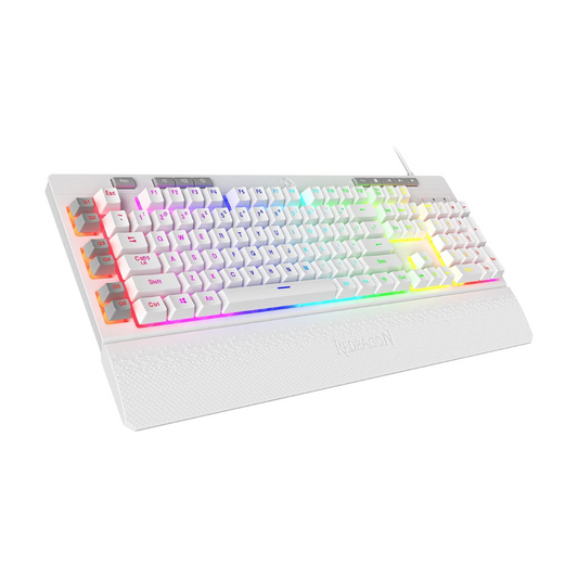 Redragon K512 Shiva RGB Gaming Keyboard | White
